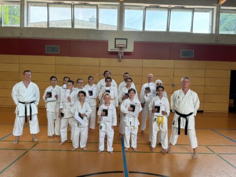 Kyu-Prüfung am 26. Juni 2024 in unserem Dojo